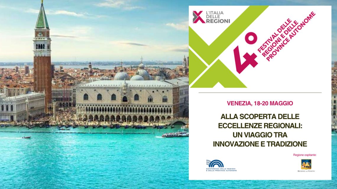 La Regione Sardegna alla quarta edizione del Festival delle Regioni, in programma quest’anno a Venezia
