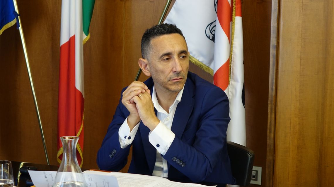 L'assessore dei Lavori Pubblici, Antonio Piu