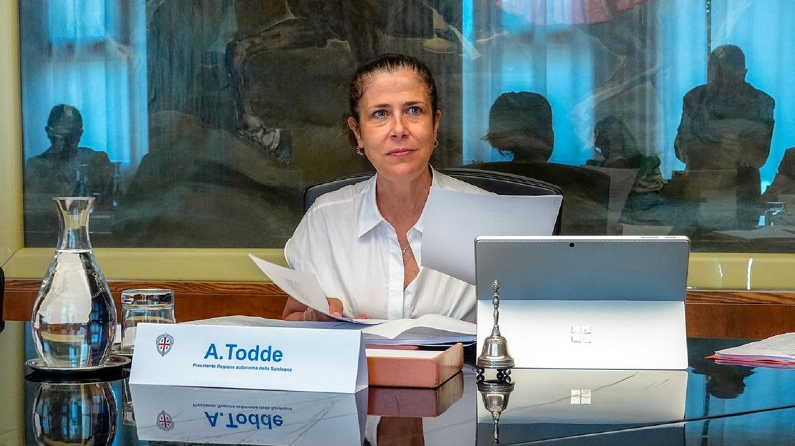 La presidente Alessandra Todde