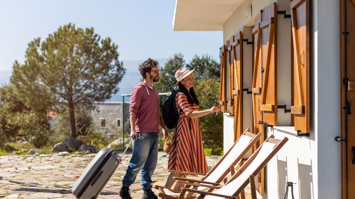 Check-in in una casa vacanza