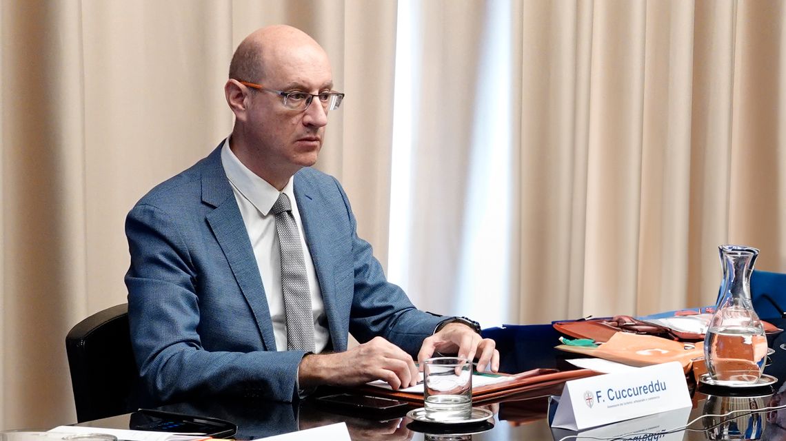 L'assessore del Turismo, Franco Cuccureddu