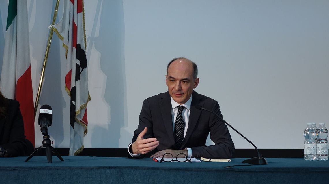 L'assessore degli Enti Locali, Finanze e Urbanistica, Francesco Spanedda