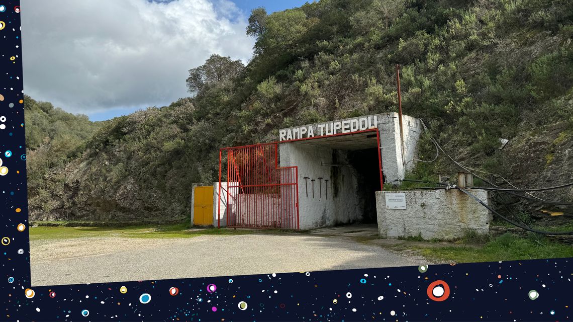 L'ingresso della miniera di Sos Enattos