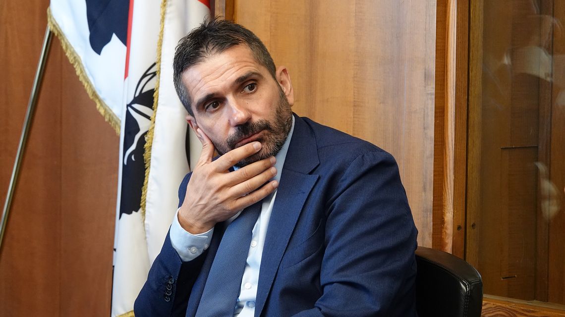 Vice presidente e assessore della Programmazione, Giuseppe Meloni