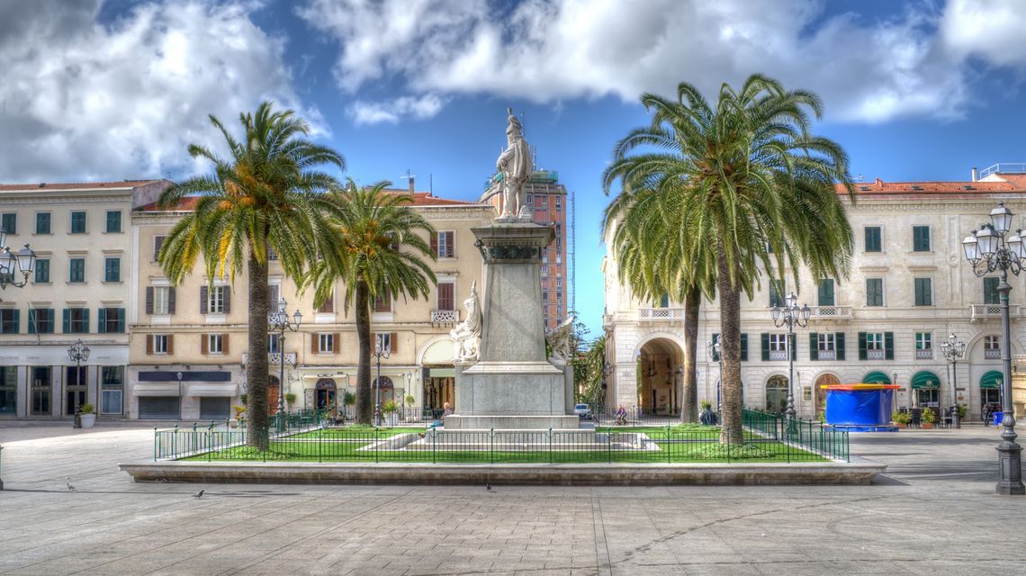 Alberi monumentali - piazza d'Italia Sassari