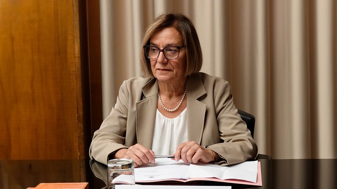 L'assessora dell'Ambiente, Rosanna Laconi