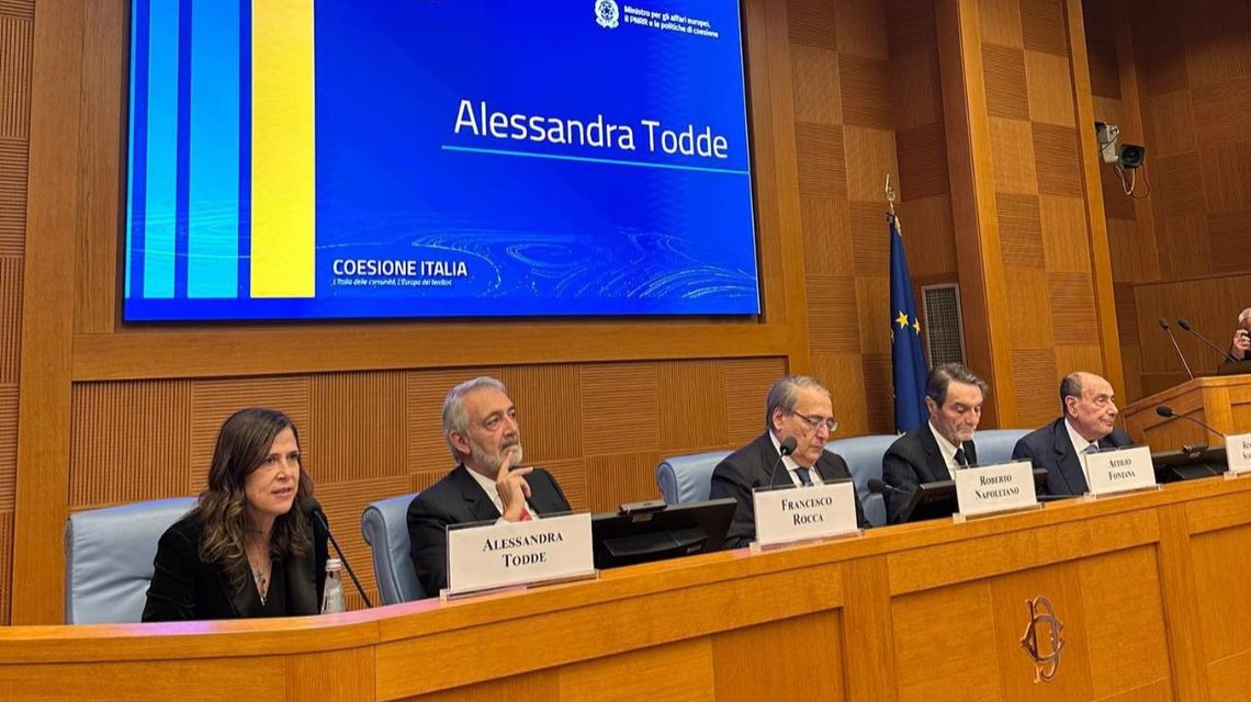 La presidente della Regione Autonoma della Sardegna, Alessandra Todde