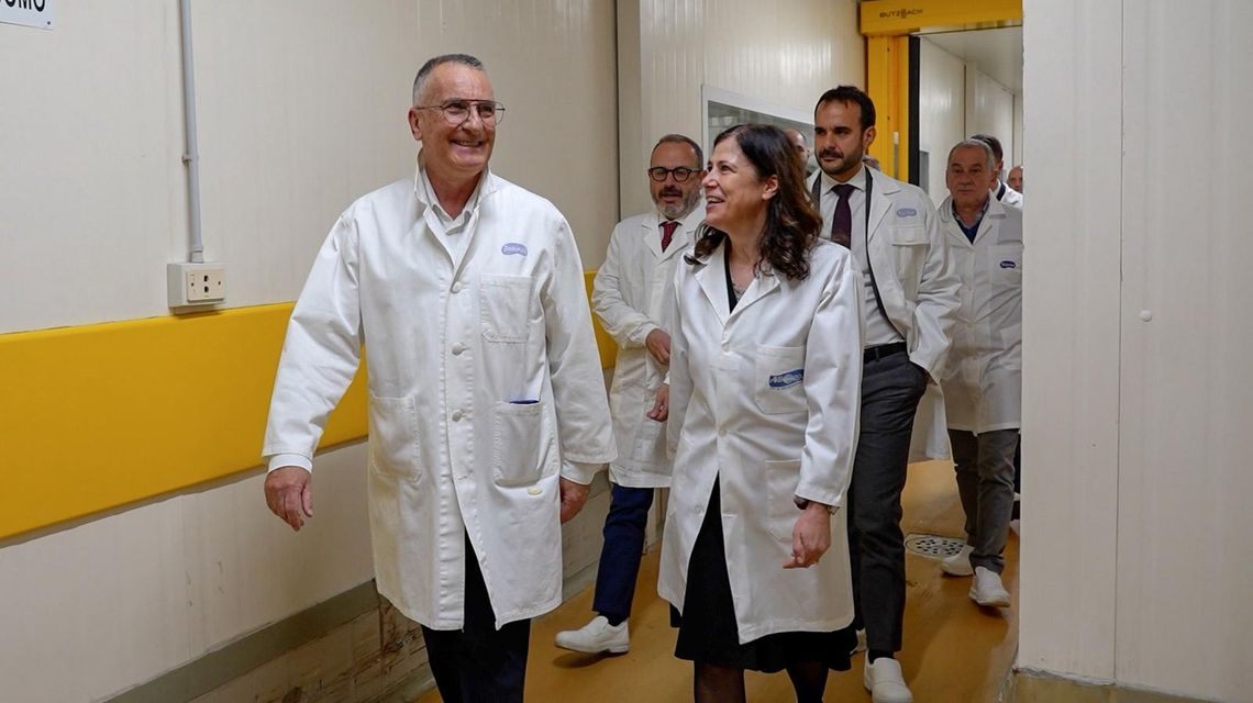 La Presidente Todde in visita alla 3A di Arborea