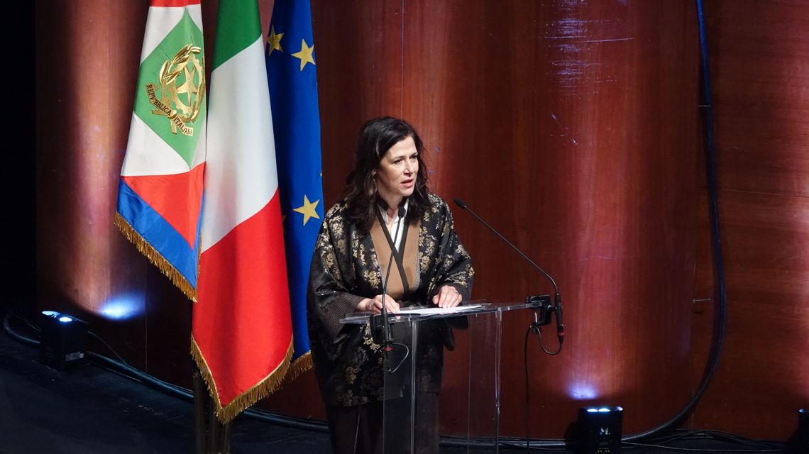 La presidente della Regione Autonoma della Sardegna, Alessandra Todde