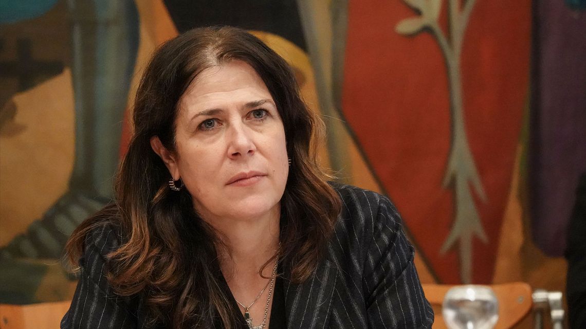 La presidente della Regione Autonoma della Sardegna, Alessandra Todde