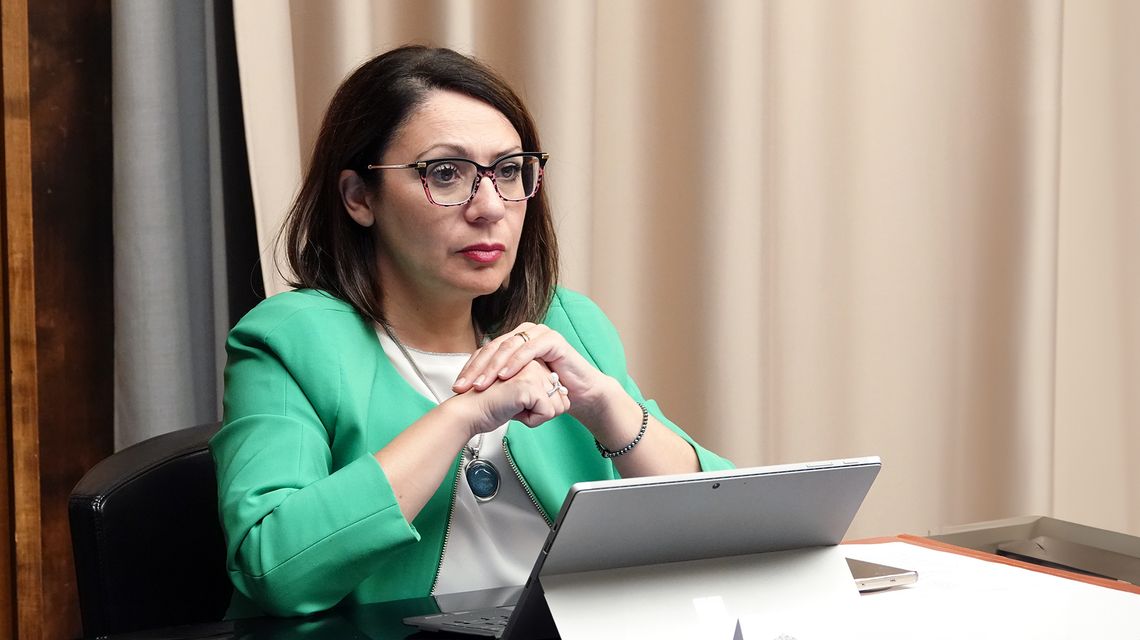 L'assessora della Pubblica istruzione, beni culturali, informazione, spettacolo e sport, Ilaria Portas