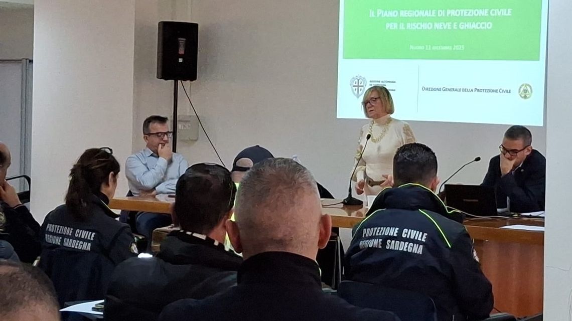 Protezione civile: l’assessora Laconi a Nuoro per presentare il Piano neve per i Comuni Montani