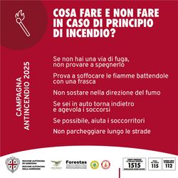 Cosa fare e non fare in caso di principio di incendio