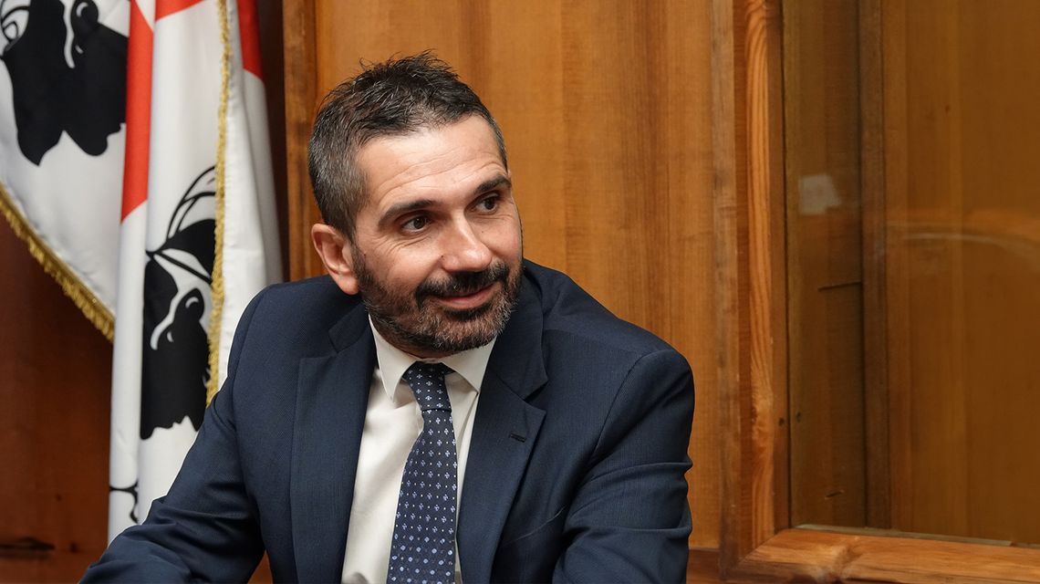 L'assessore della Programmazione, bilancio, credito e assetto del territorio, Giuseppe Meloni