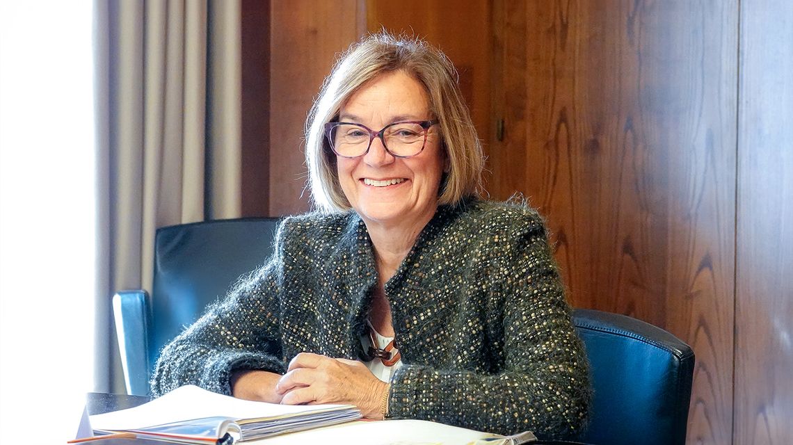 L'assessora dell'Ambiente, Rosanna Laconi