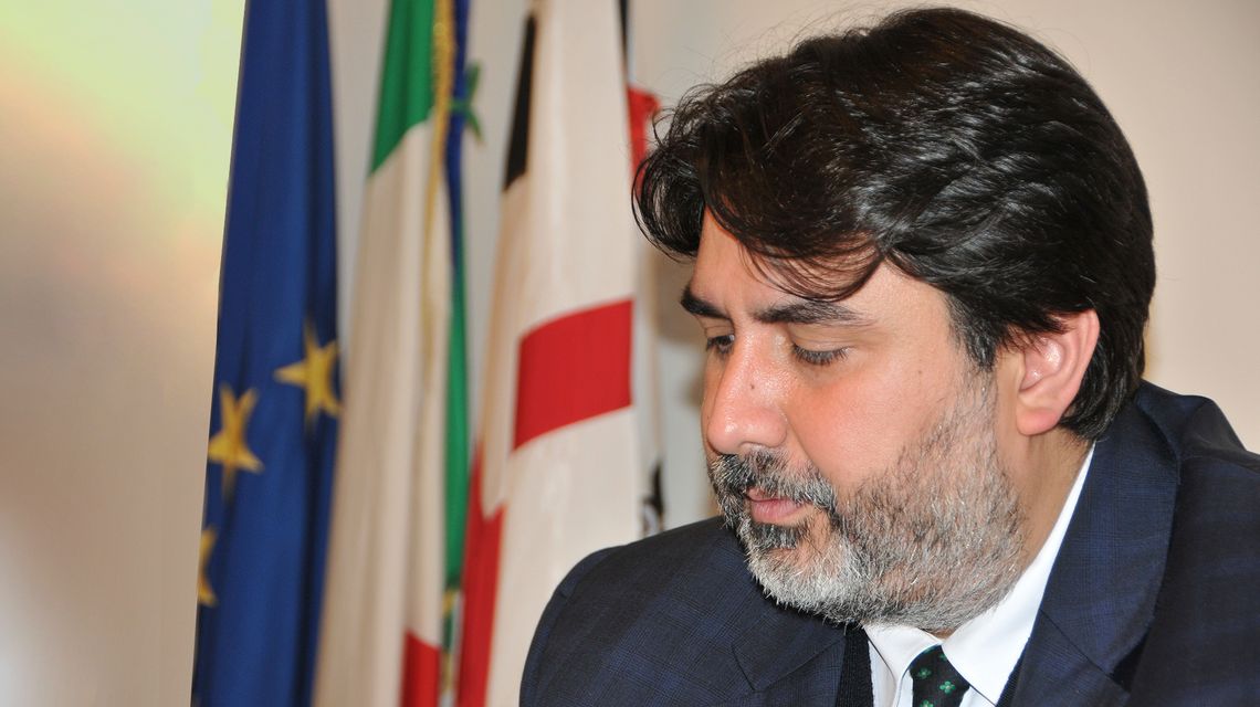 Il Presidente Solinas