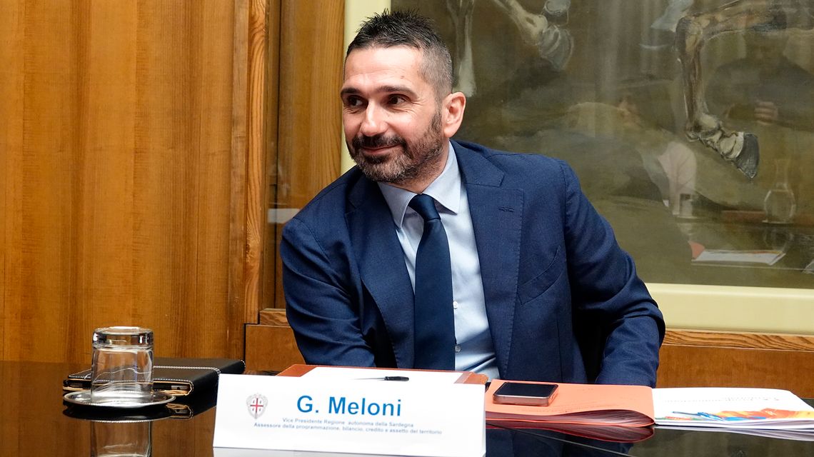 L'assessore della Programmazione, bilancio, credito e assetto del territorio, Giuseppe Meloni