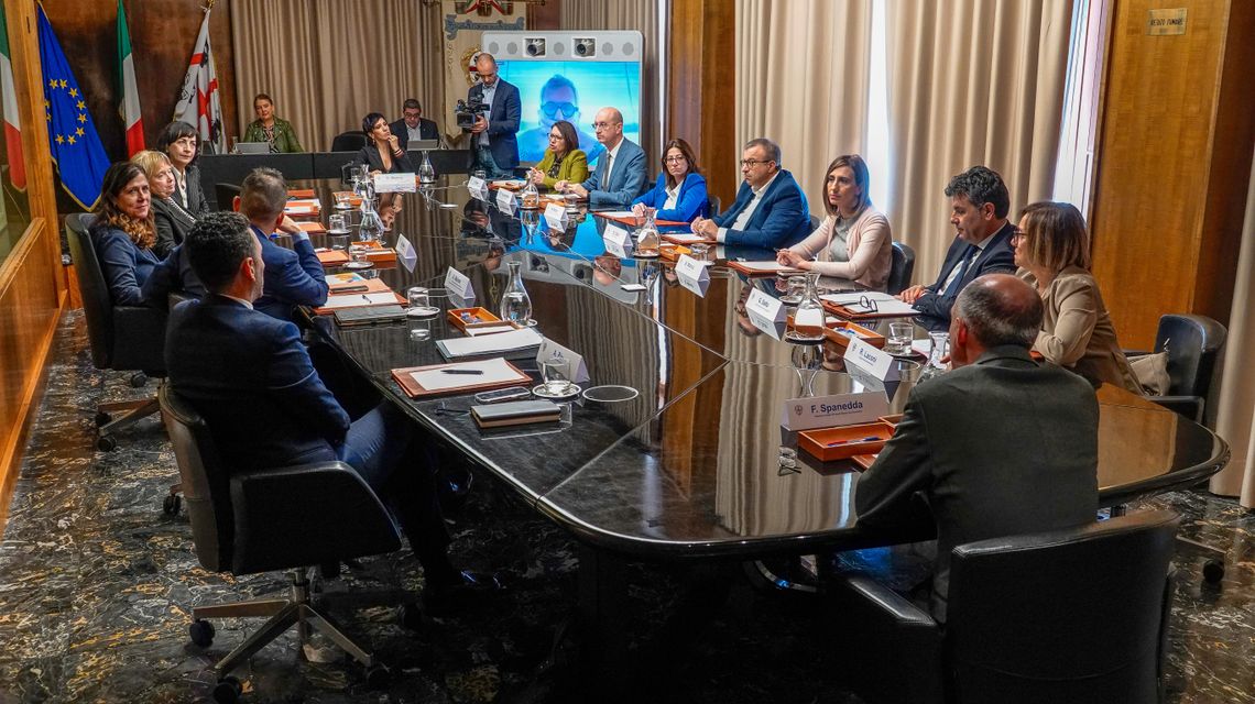 Prima riunione della Giunta regionale presieduta dalla presidente Alessandra Todde