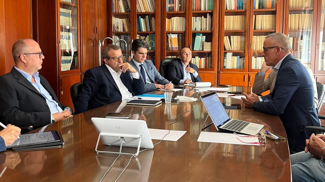 L'assessore dell'Industria, Emanuele Cani