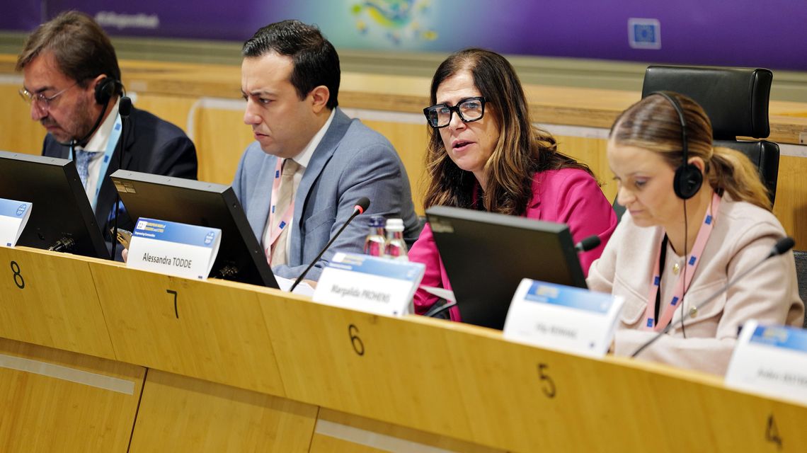 La Presidente della Regione Autonoma della Sardegna, Alessandra Todde