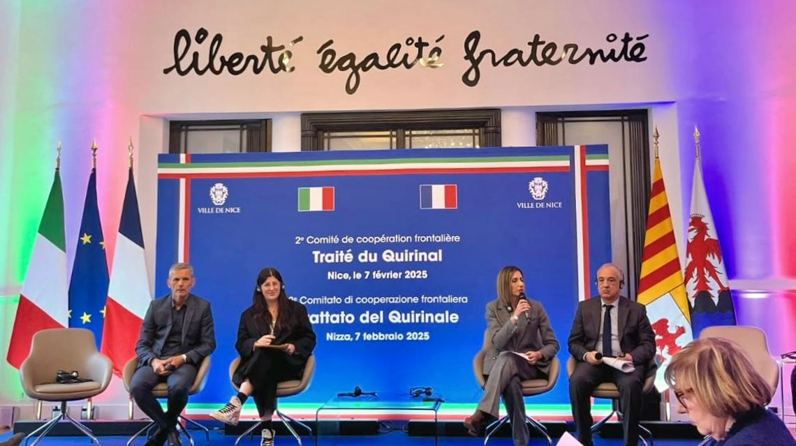 L'assessora dei Trasporti, Barbara Manca al Comitato di Cooperazione frontaliera Italia-Francia
