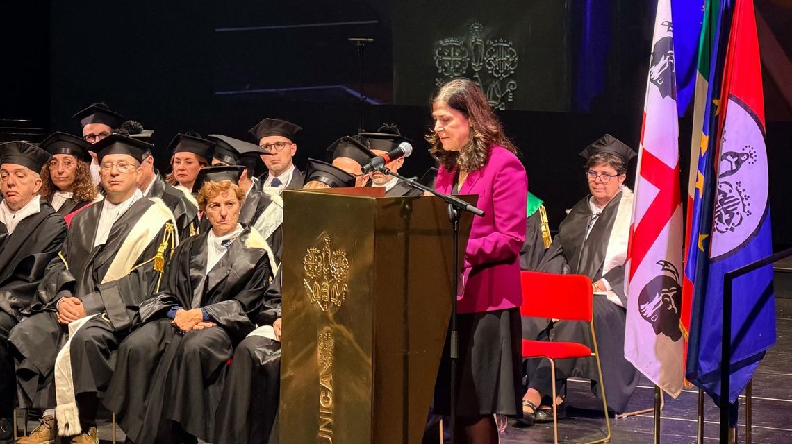 La presidente della Regione Autonoma della Sardegna, Alessandra Todde