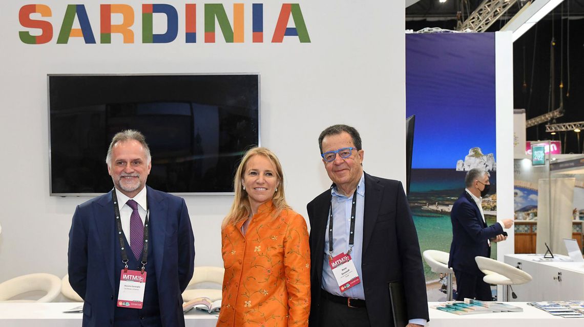 Tel Aviv - Ministro Garavaglia a stand Sardegna