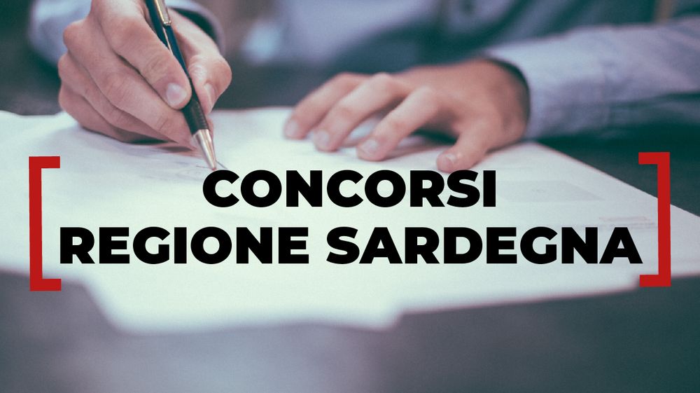 Regione Autonoma della Sardegna Concorsi Regione Sardegna