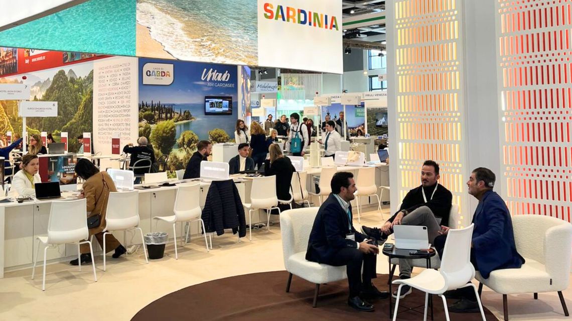 Lo stand della Regione alla ITB di Berlino
