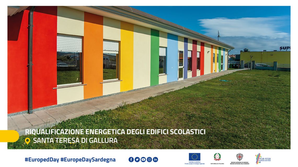 Efficientamento energetico delle scuole medie e materne – Santa Teresa di Gallura